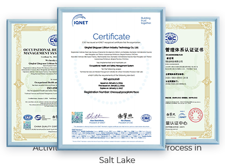 鹽湖提鋰製程技術服務及相關管理活動